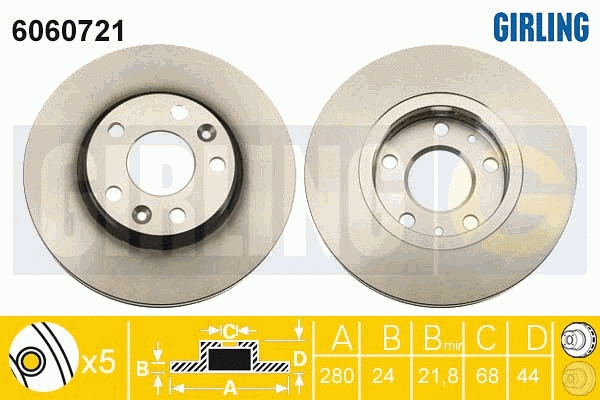Brake Disc (6060721)