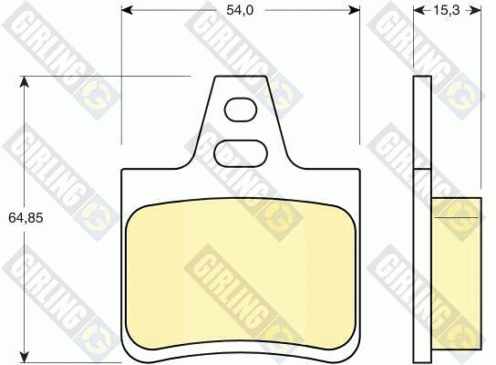Brake Pad Set, disc brake (6112479)