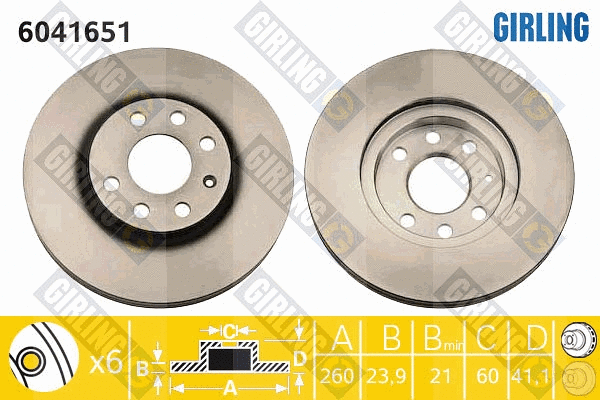 Brake Disc (6041651)