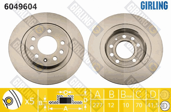 Brake Disc (6049604)