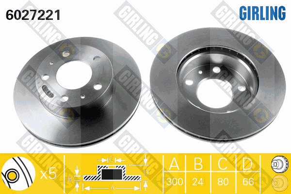 Brake Disc (6027221)