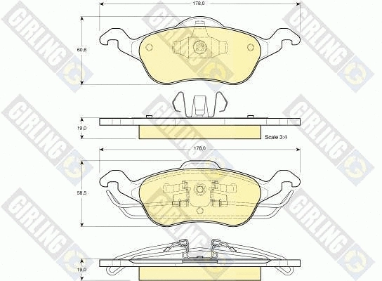 Brake Kit, disc brake (6410802)