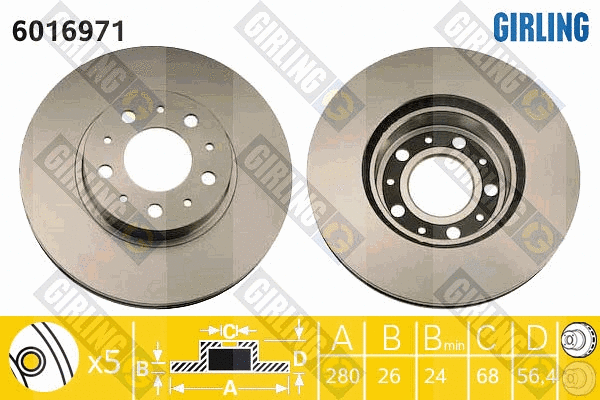 Brake Disc (6016971)