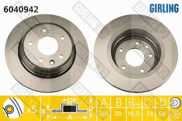 Brake Disc (6040942)