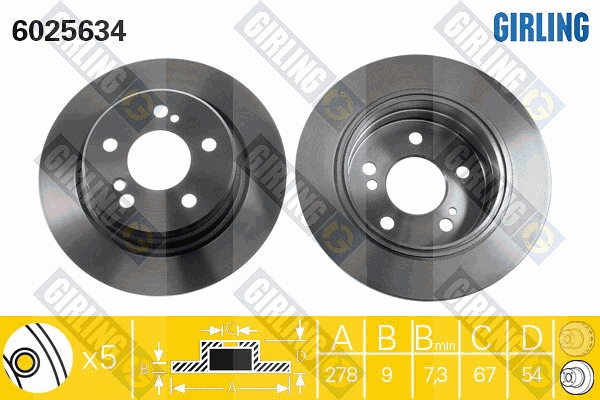 Brake Disc (6025634)