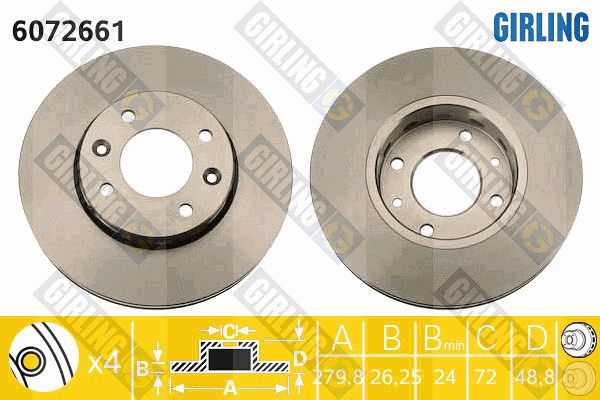 Brake Disc (6072661)
