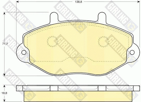 Brake Kit, disc brake (6411284)