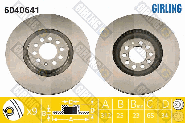 Brake Disc (6040641)
