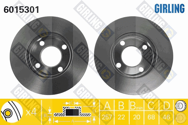 Brake Disc (6015301)