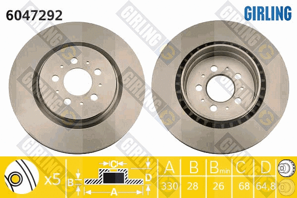 Brake Disc (6047292)