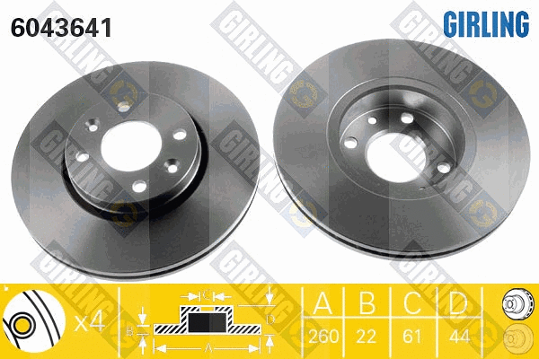 Brake Disc (6043641)