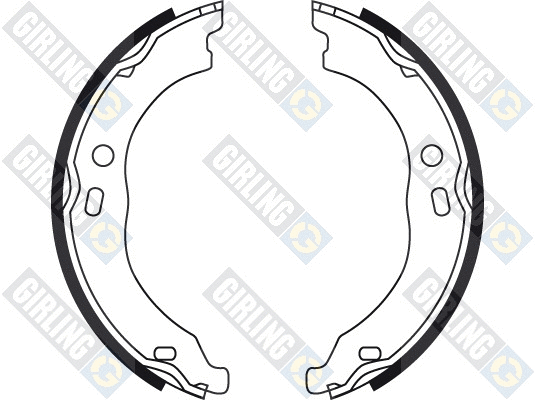 Brake Shoe Set, parking brake