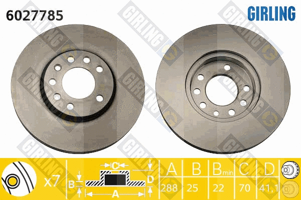 Brake Disc (6027785)