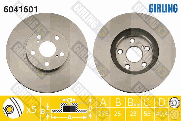 Brake Disc (6041601)