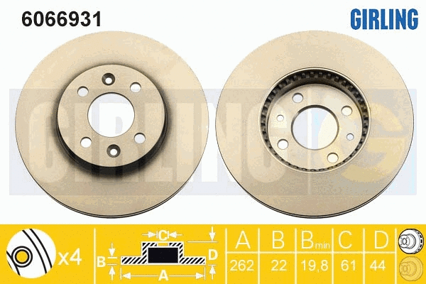 Brake Disc (6066931)