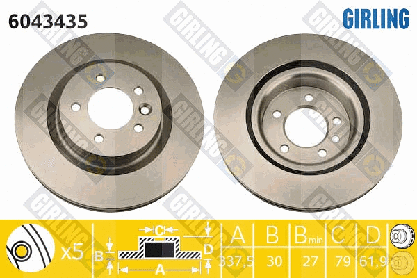 Brake Disc (6043435)