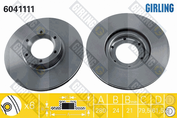Brake Disc (6041111)