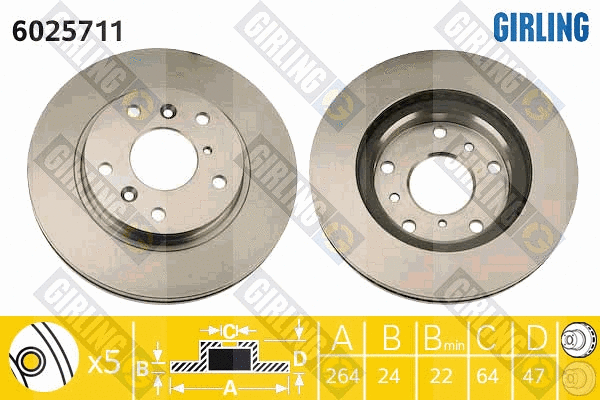 Brake Disc (6025711)