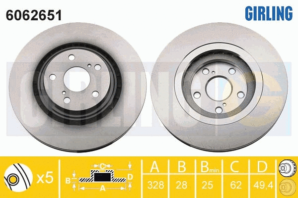 Brake Disc (6062651)