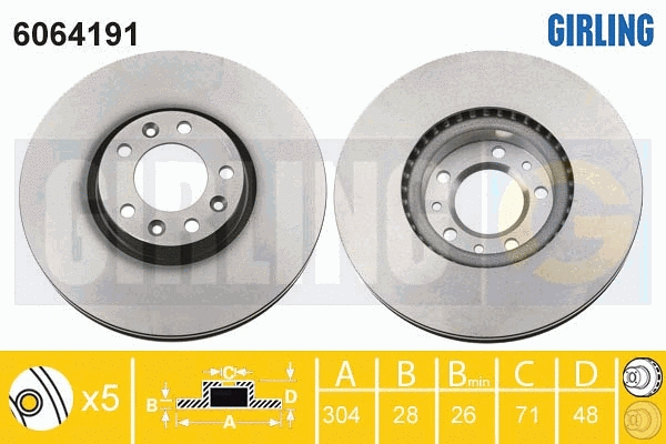 Brake Disc (6064191)