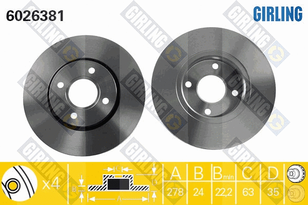 Brake Disc (6026381)