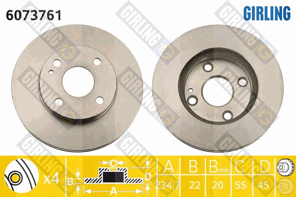 Brake Disc (6073761)
