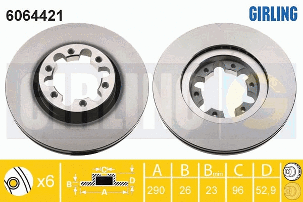 Brake Disc (6064421)