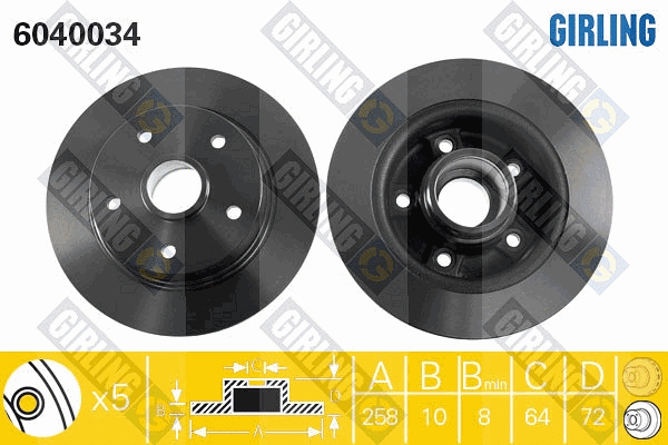 Brake Disc (6040034)