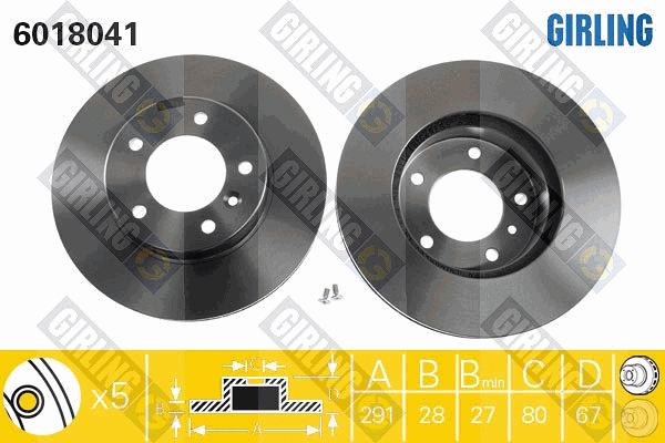 Brake Disc (6018041)
