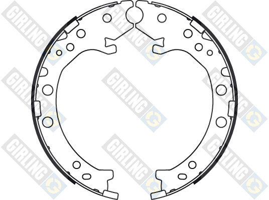 Brake Shoe Set, parking brake
