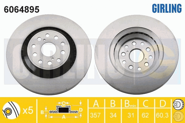Brake Disc (6064895)