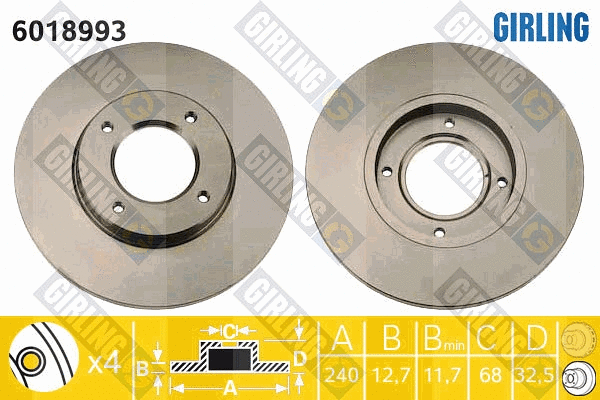 Brake Disc (6018993)