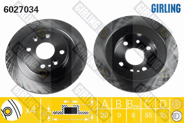 Brake Disc (6027034)