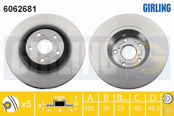Brake Disc (6062681)