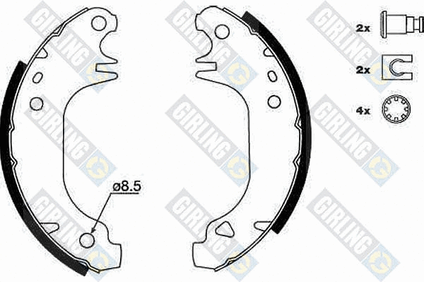 Brake Shoe Set (5185323)