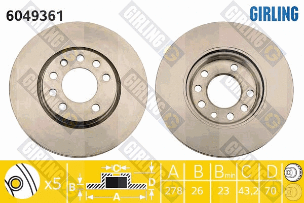 Brake Disc (6049361)
