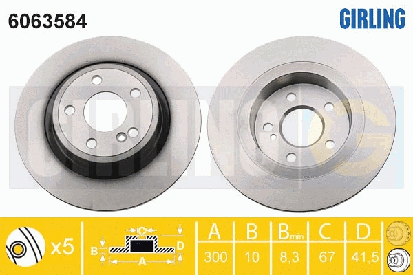 Brake Disc (6063584)