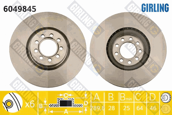 Brake Disc (6049845)