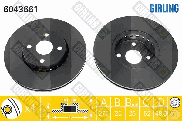 Brake Disc (6043661)
