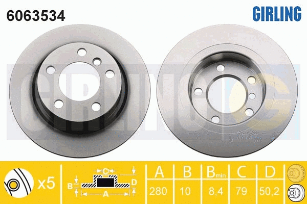 Brake Disc (6063534)