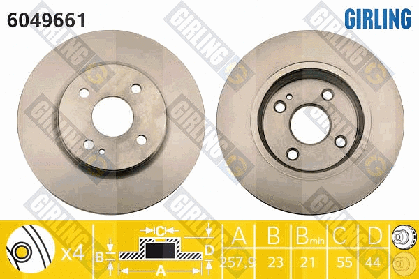 Brake Disc (6049661)