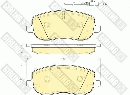 Brake Kit, disc brake (6411691)