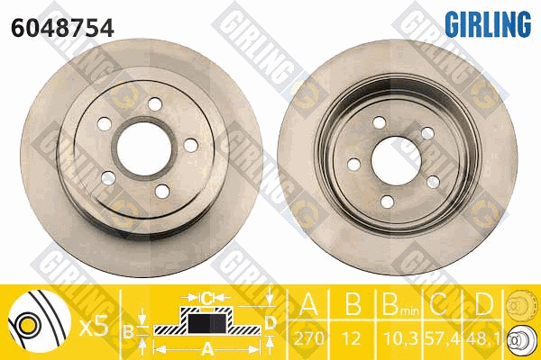 Brake Disc (6048754)
