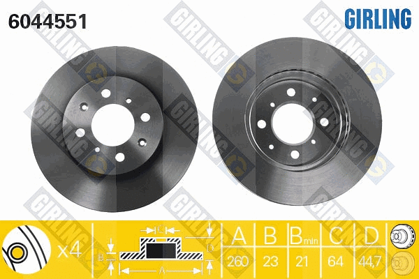 Brake Disc (6044551)