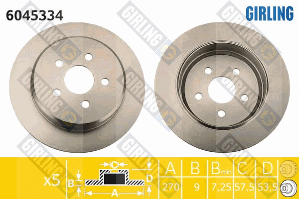 Brake Disc (6045334)