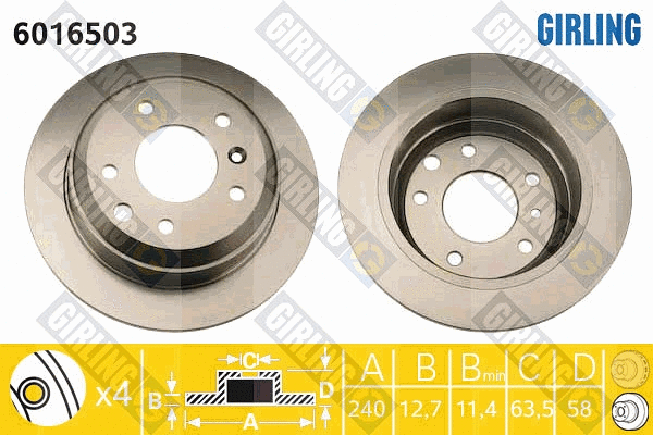 Brake Disc (6016503)