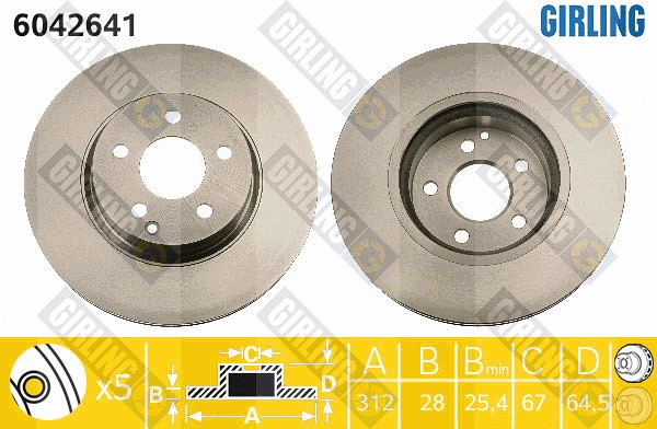 Brake Disc (6042641)