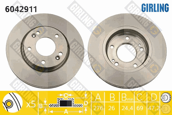 Brake Disc (6042911)