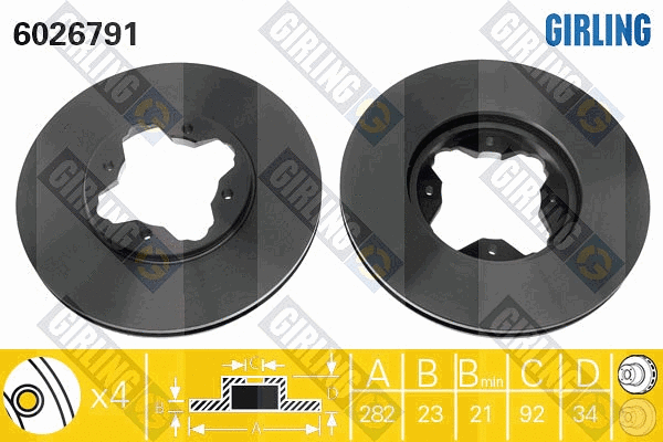 Brake Disc (6026791)