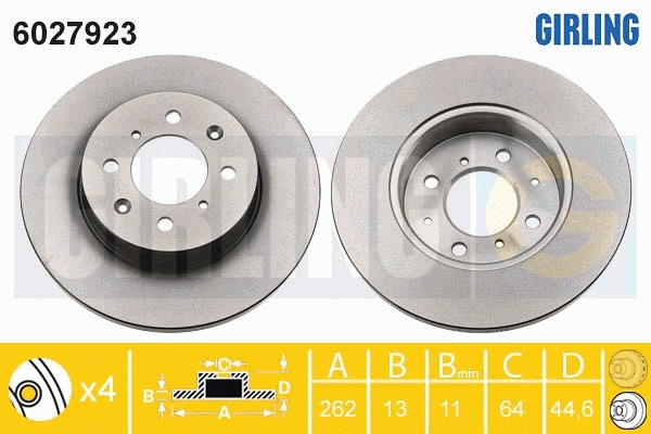 Brake Disc (6027923)